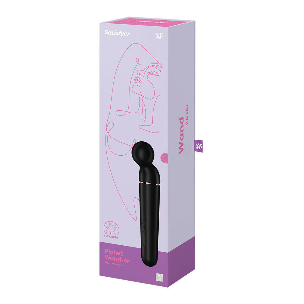 Satisfyer Planet Wand-er - Black-(4018553) - 4018553