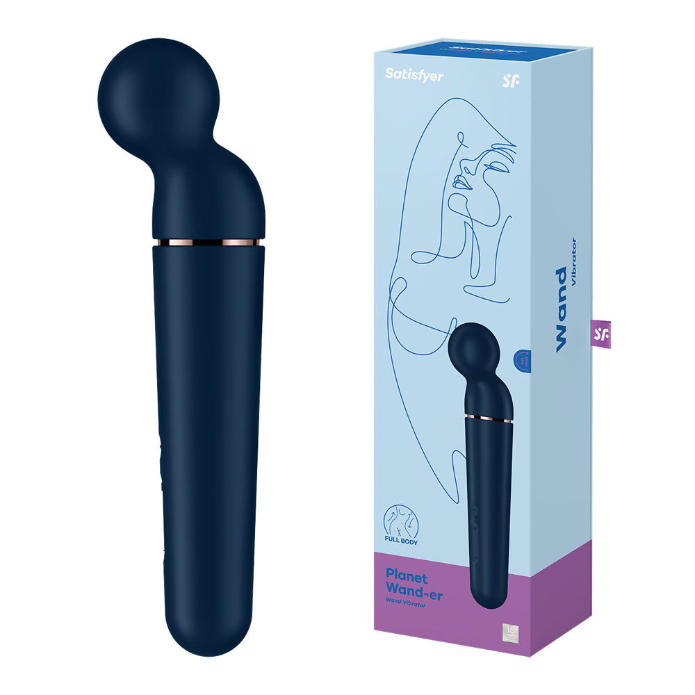 Satisfyer Planet Wand-er - Blue-(4018560) - 4018560