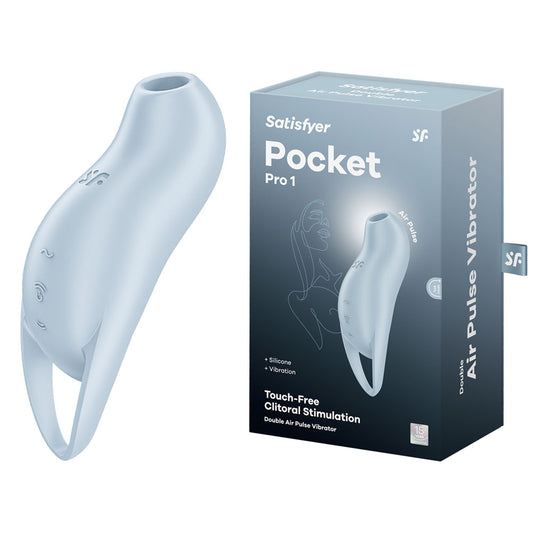 Satisfyer Pocket Pro 1 - Blue-(4045160) - 4045160