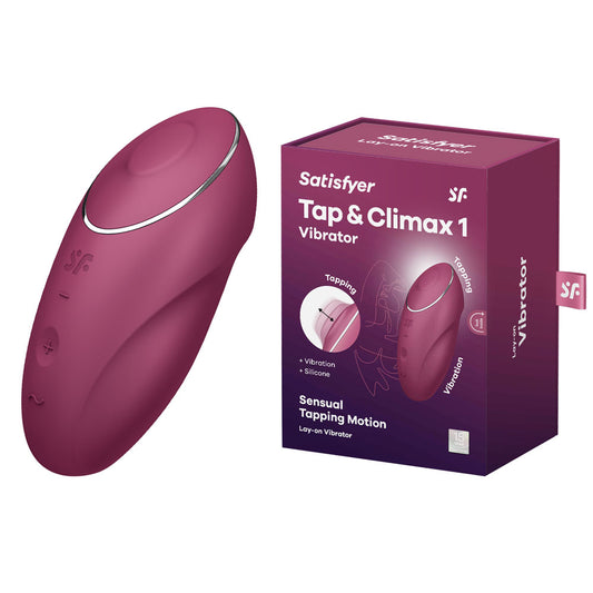 Satisfyer Tap & Climax 1 - Red-(4046006) - 4046006