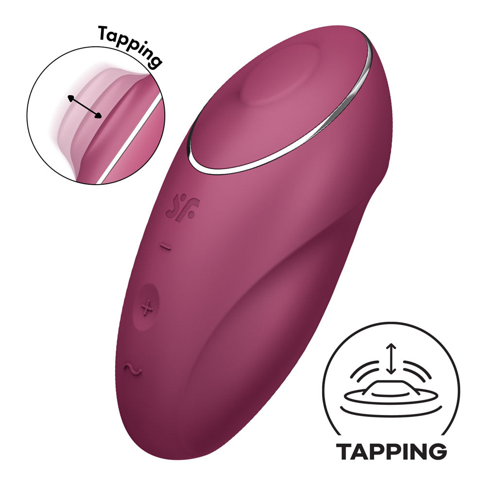 Satisfyer Tap & Climax 1 - Red-(4046006) - 4046006