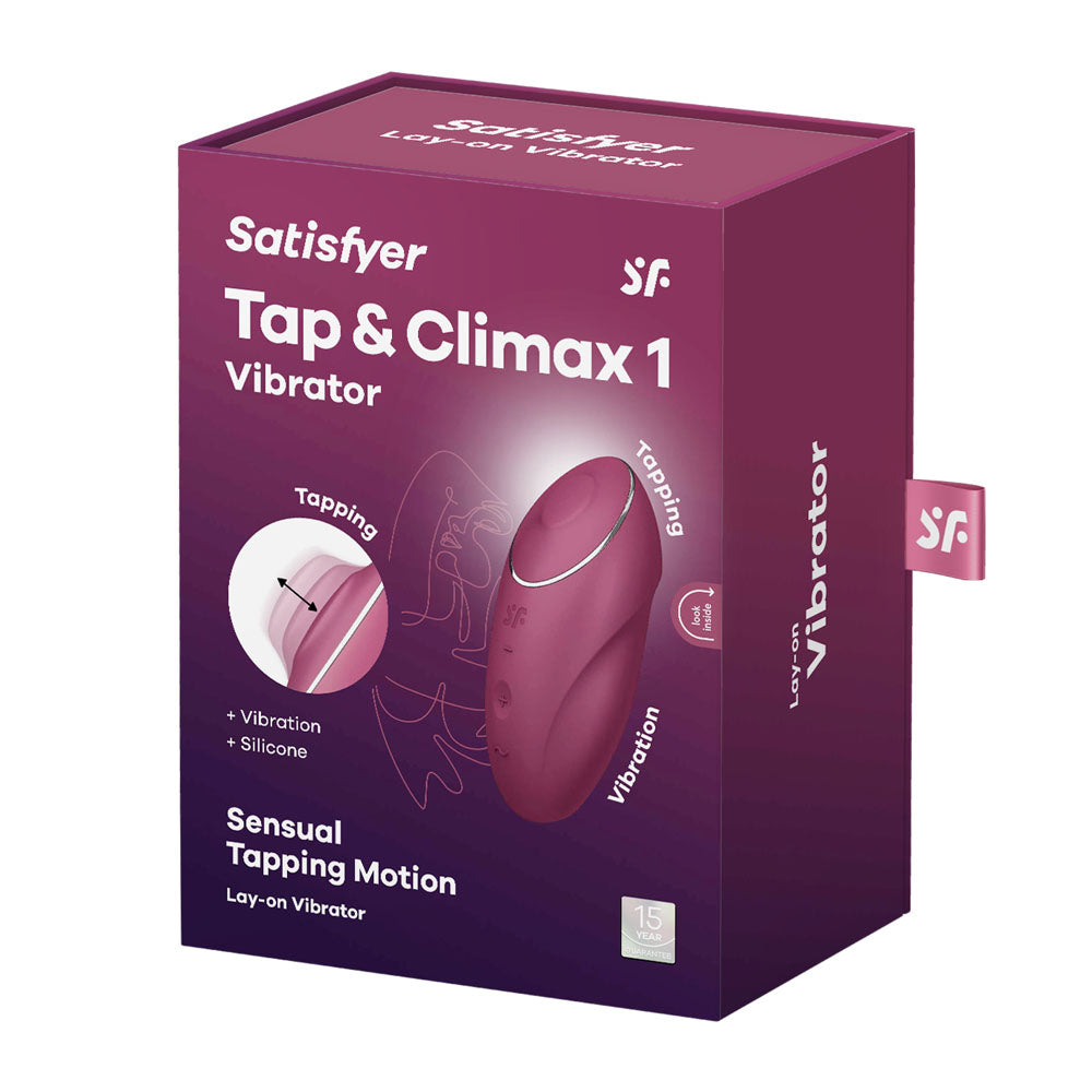 Satisfyer Tap & Climax 1 - Red-(4046006) - 4046006