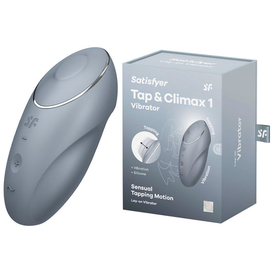 Satisfyer Tap & Climax 1 - Bluegrey-(4046020) - 4046020