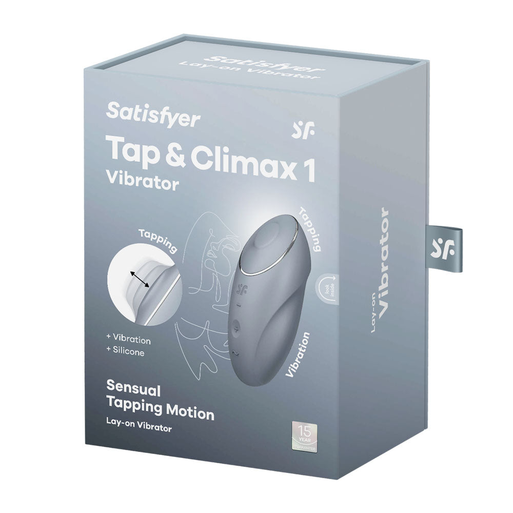 Satisfyer Tap & Climax 1 - Bluegrey-(4046020) - 4046020