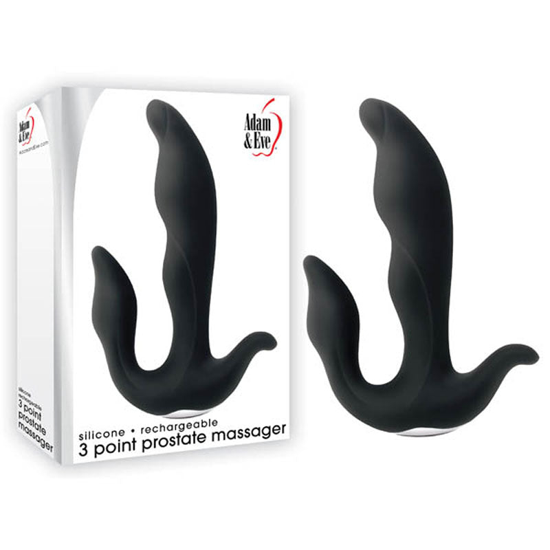 Adam & Eve 3-Point Prostate Massager-(485r 0000) - 485R 0000