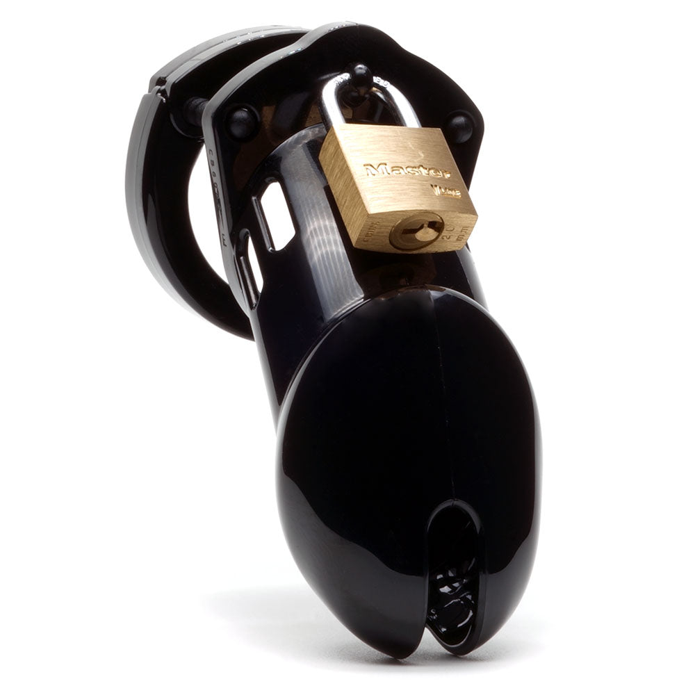 CB-6000 Chastity Cock Cage Kit - Black-(6000blk) - 6000BLK