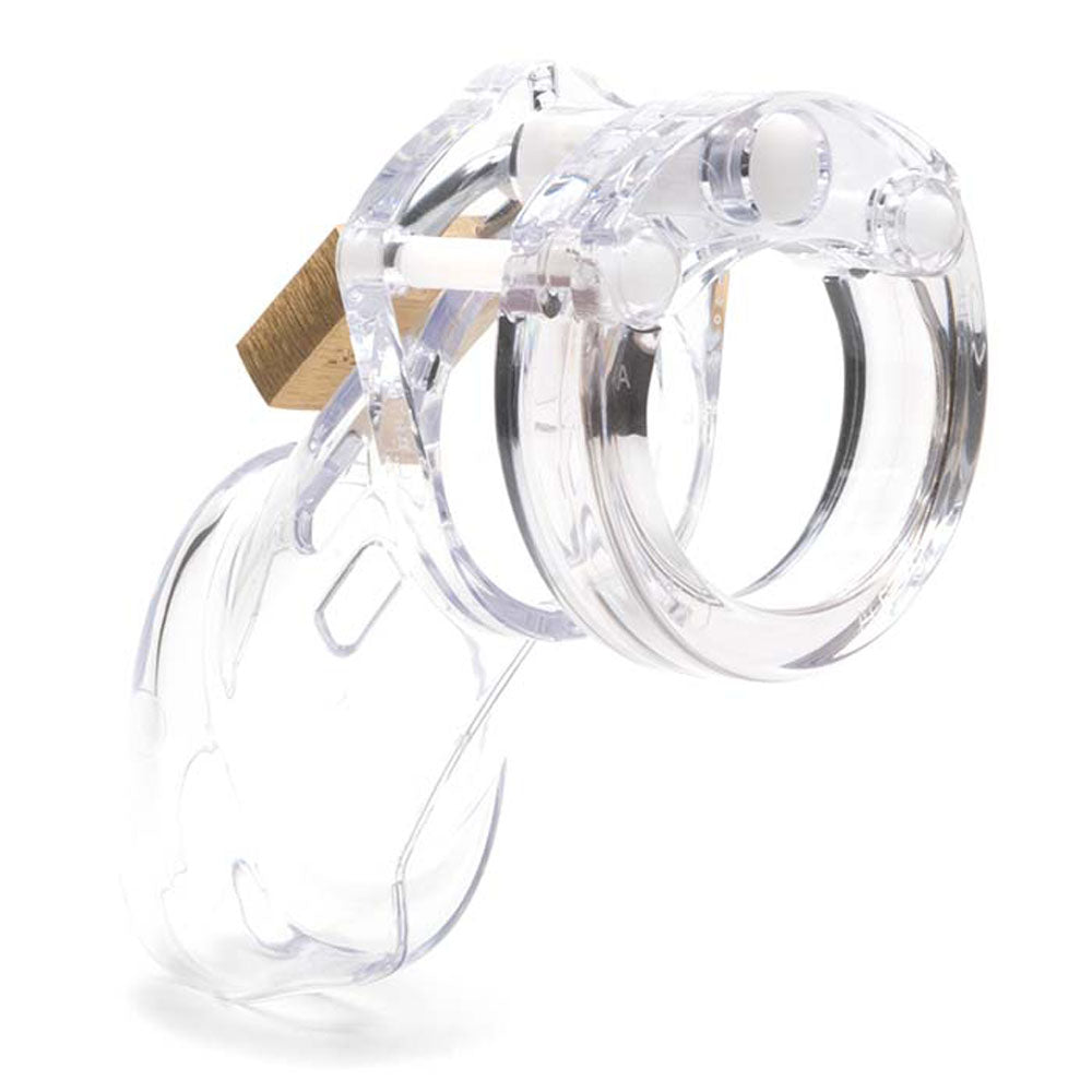 CB-6000 Chastity Cock Cage Kit - Clear-(6000clr) - 6000CLR