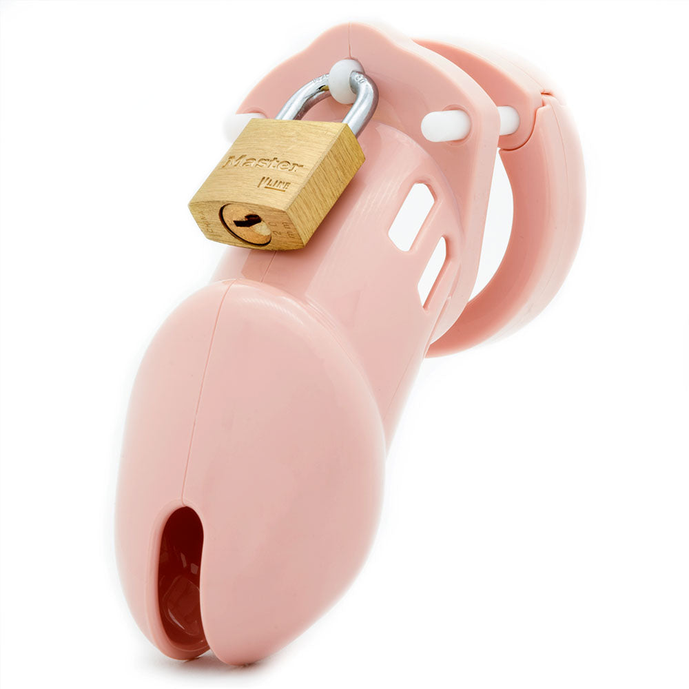 CB-6000 Chastity Cock Cage Kit - Pink-(6000pnk) - 6000PNK