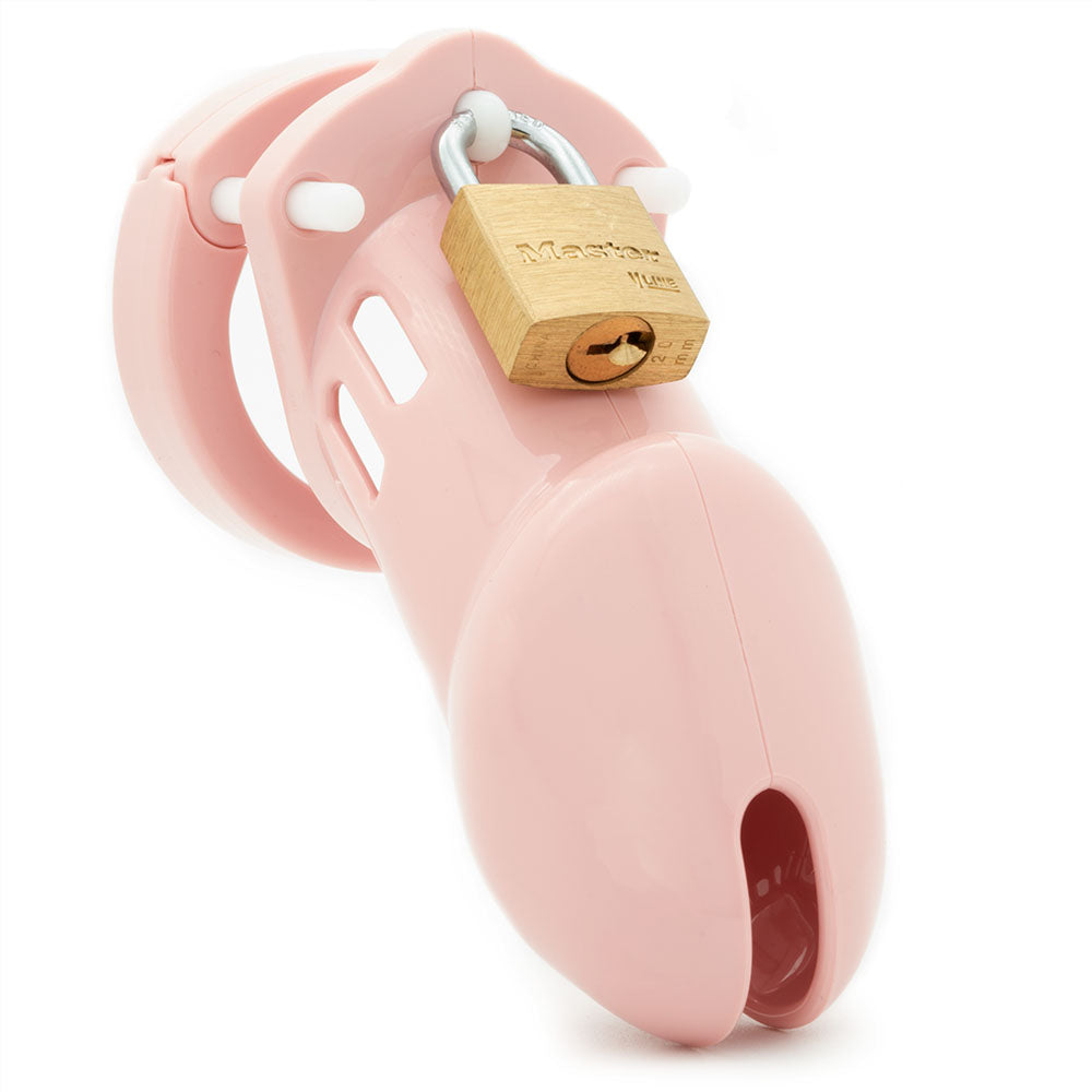 CB-6000 Chastity Cock Cage Kit - Pink-(6000pnk) - 6000PNK