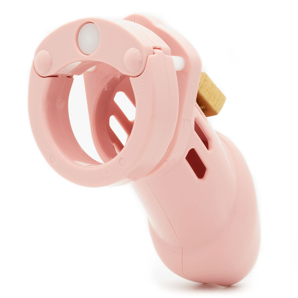 CB-6000 Chastity Cock Cage Kit - Pink-(6000pnk) - 6000PNK