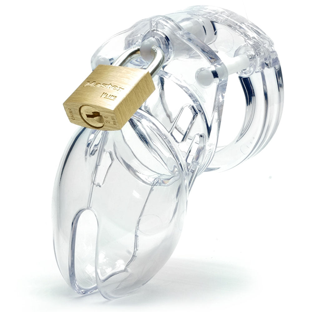 CB-6000S Chastity Cock Cage Kit - Clear-(6000sclr) - 6000SCLR