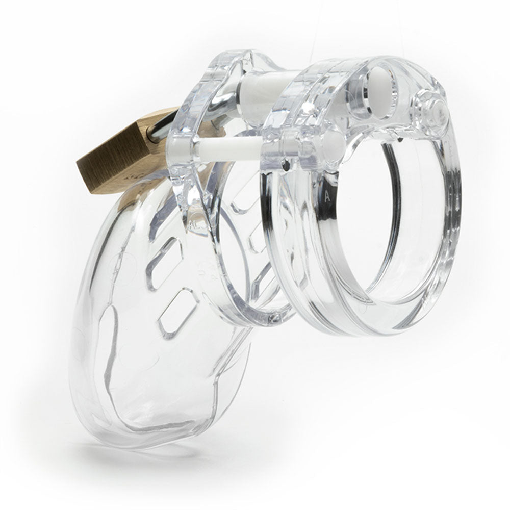 CB-6000S Chastity Cock Cage Kit - Clear-(6000sclr) - 6000SCLR