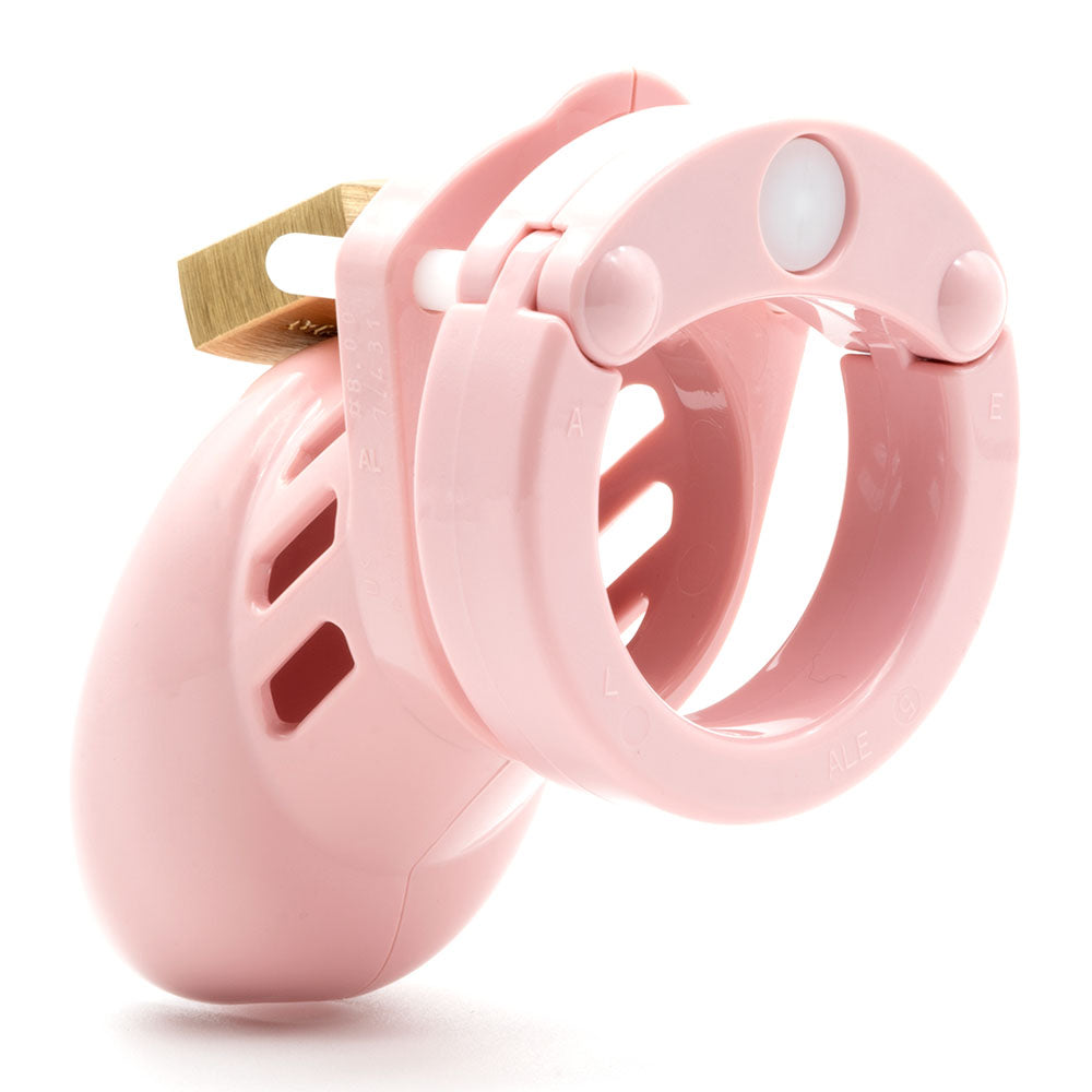 CB-6000S Chastity Cock Cage Kit - Pink-(6000spnk) - 6000SPNK