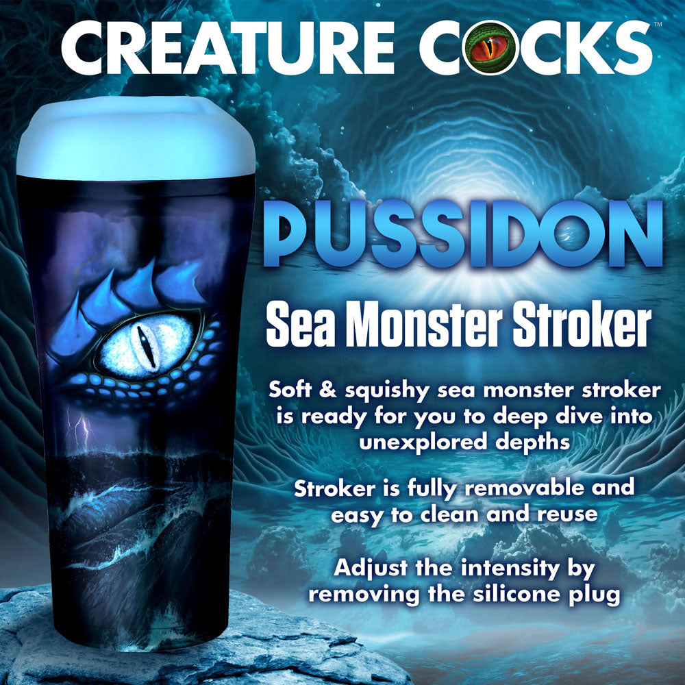 Creature Cocks Pussidon Sea Monster Stroker-(ah244) - AH244