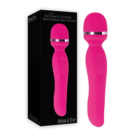 Adam & Eve Intimate Curves Rechargeable Wand-(b666 6200) - B666 6200