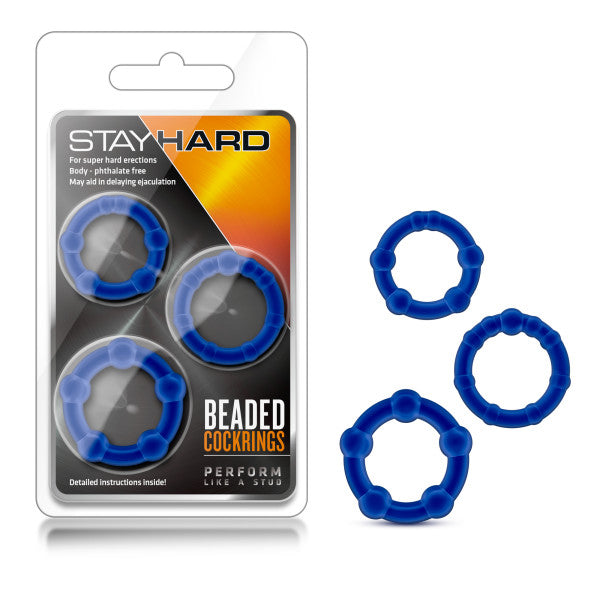 Stay Hard Beaded Cockrings-(bl-00013) - BL-00013