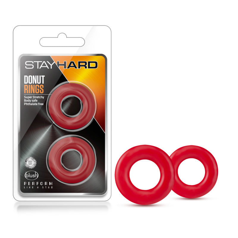 Stay Hard Donut Rings-(bl-00898) - BL-00898