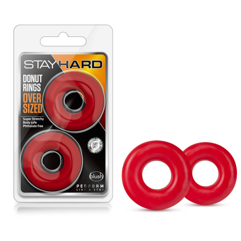 Stay Hard - Donut Rings Oversized-(bl-00988) - BL-00988