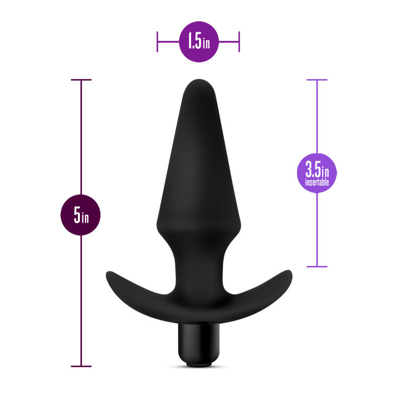 Anal Adventures Platinum Vibrating Plug-(bl-10595) - BL-10595