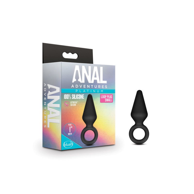 Anal Adventures Platinum Loop Plug - Small-(bl-10785) - BL-10785