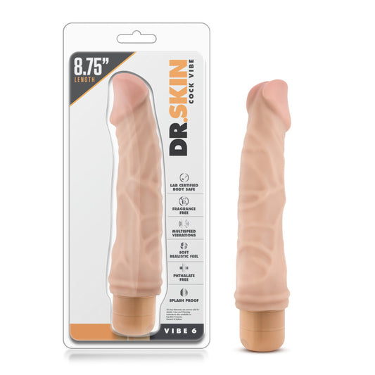 Dr. Skin Cock Vibe 6 - 8.5'' Cock-(bl-11313) - BL-11313