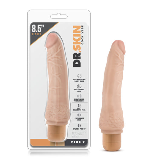 Dr. Skin Cock Vibe 7 - 8.5'' Cock-(bl-11323) - BL-11323