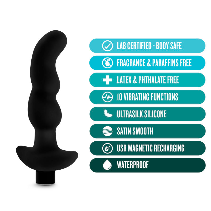 Anal Adventures Platinum Vibrating Prostate Massager 03-(bl-11635) - BL-11635