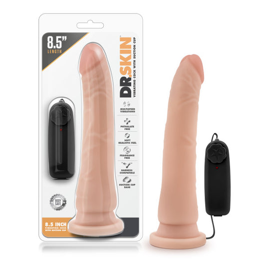 Dr. Skin 8.5'' Vibrating Realistic Cock-(bl-13053) - BL-13053