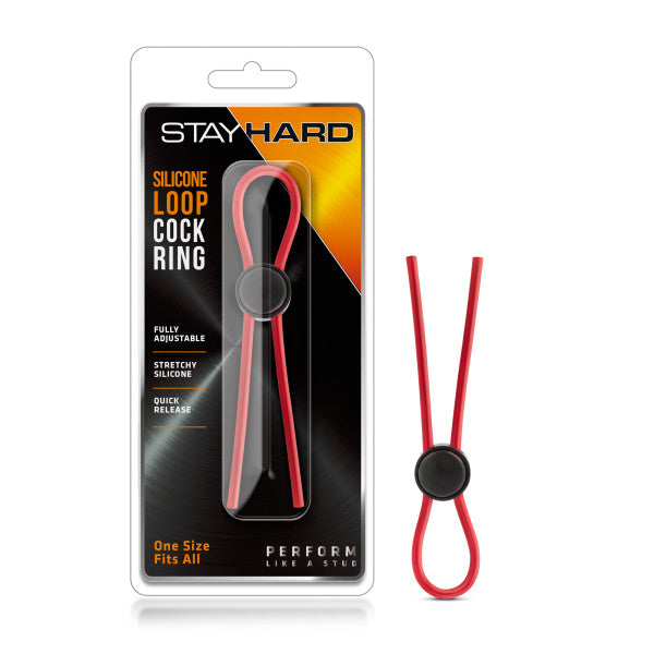 Stay Hard - Silicone Loop Cock Ring-(bl-31098) - BL-31098