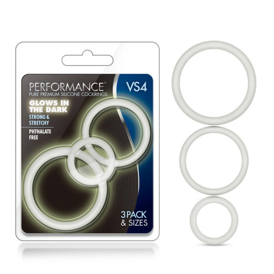 Performance VS4 Pure Premium Silicone Cockrings-(bl-370819) - BL-370819