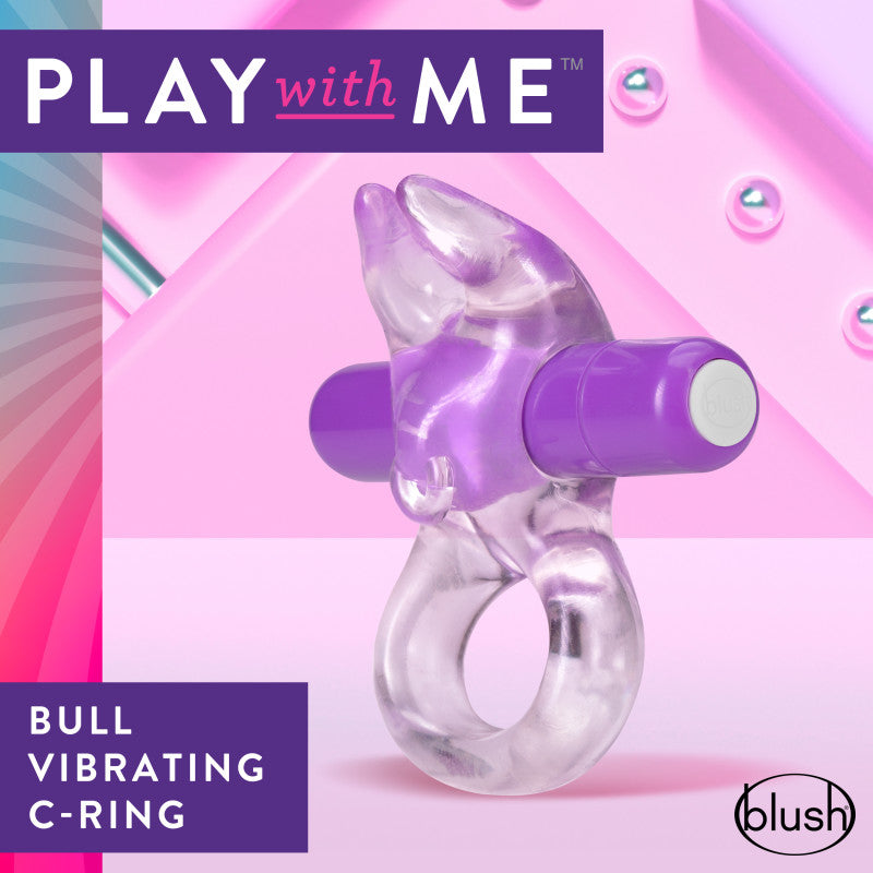 Play With Me Bull Vibrating C-Ring-(bl-74201) - BL-74201