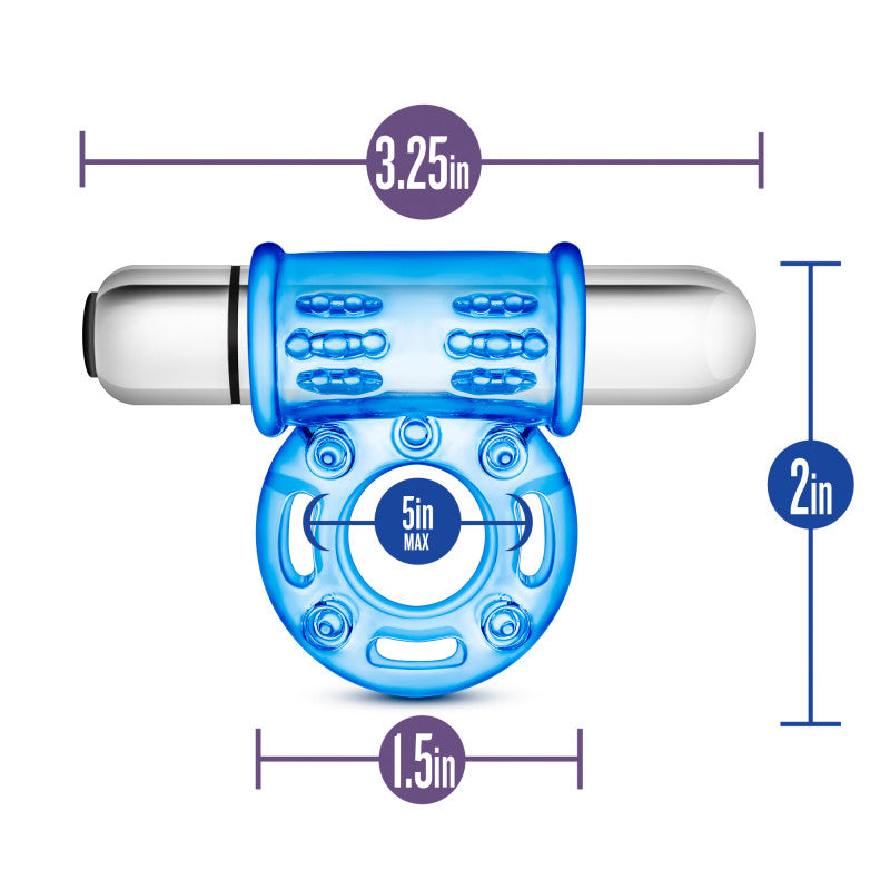 Stay Hard 10-Function Vibrating Bull Ring-(bl-77902) - BL-77902