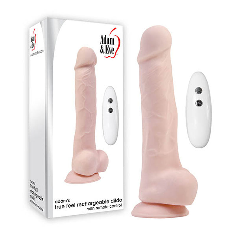 Adam & Eve Adam's True Feel Rechargeable Dildo-(c206 1000) - C206 1000