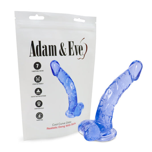 Adam & Eve Cool Curve Jelly Dong-(c854 4000) - C854 4000