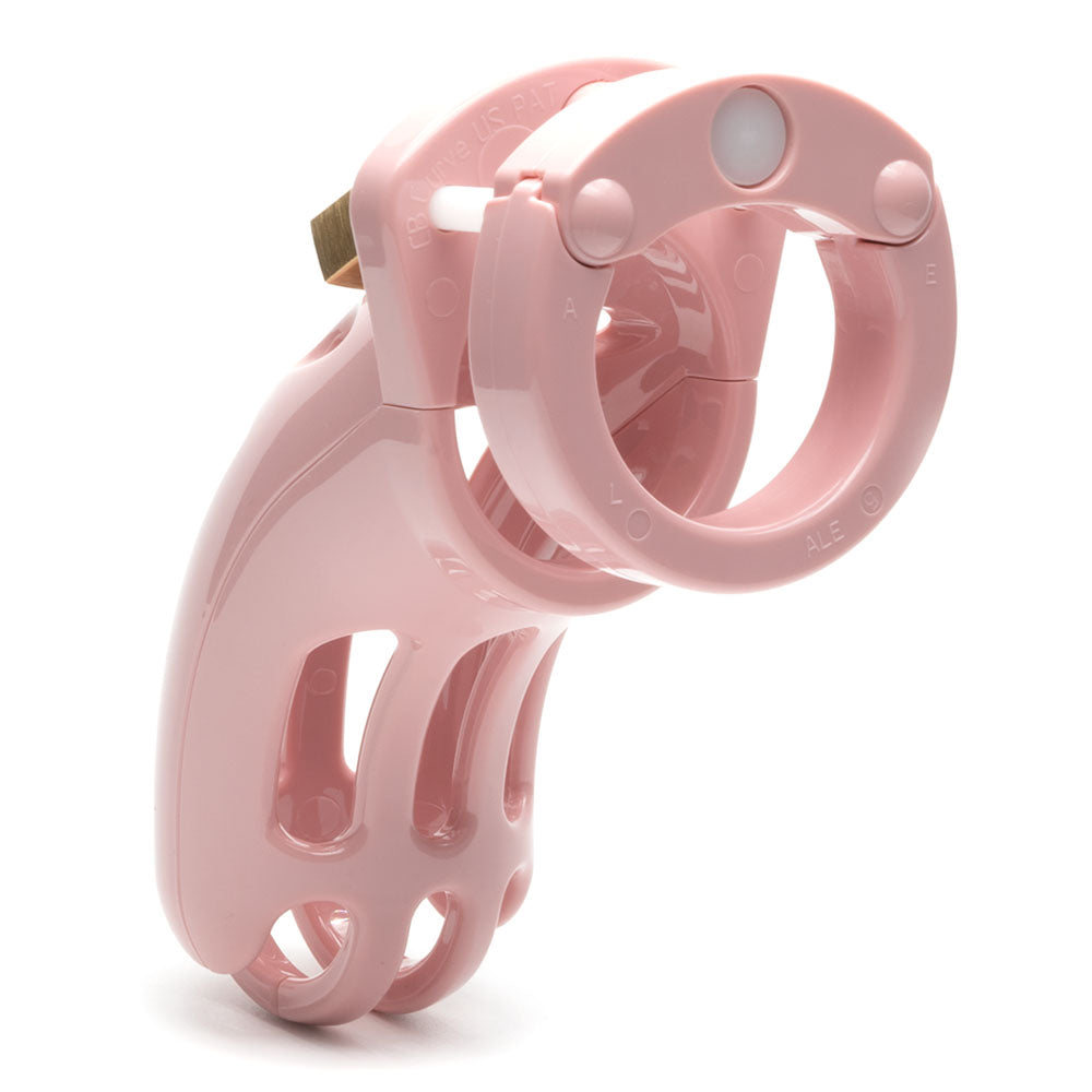 The Curve Chastity Cock Cage Kit - Pink-(crv-pnk) - CRV-PNK