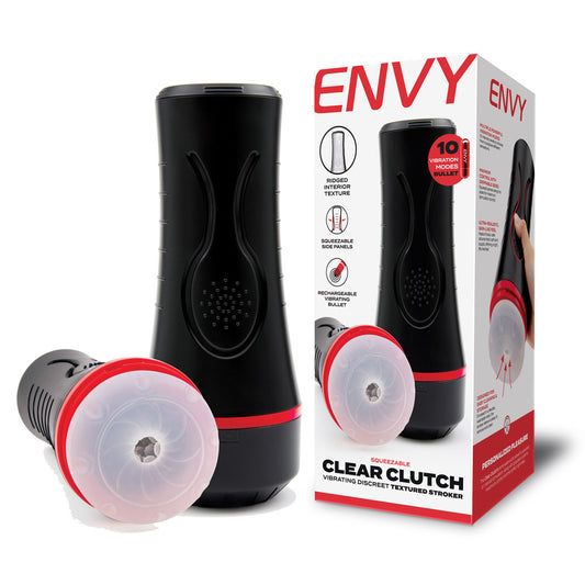 ENVY Squeezable Clear Clutch Stroker-(env-1007) - ENV-1007