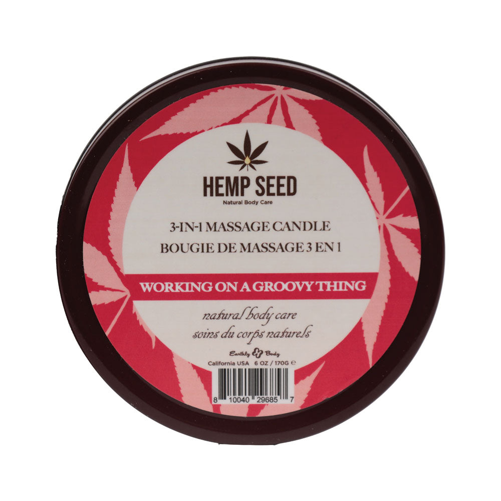 Hemp Seed 3-In-1 Massage Candle-(hscs024b) - HSCS024B