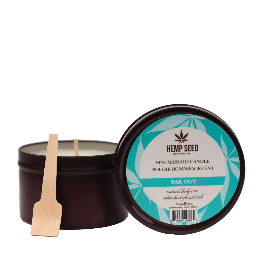 Hemp Seed 3-In-1 Massage Candle-(hscs024c) - HSCS024C