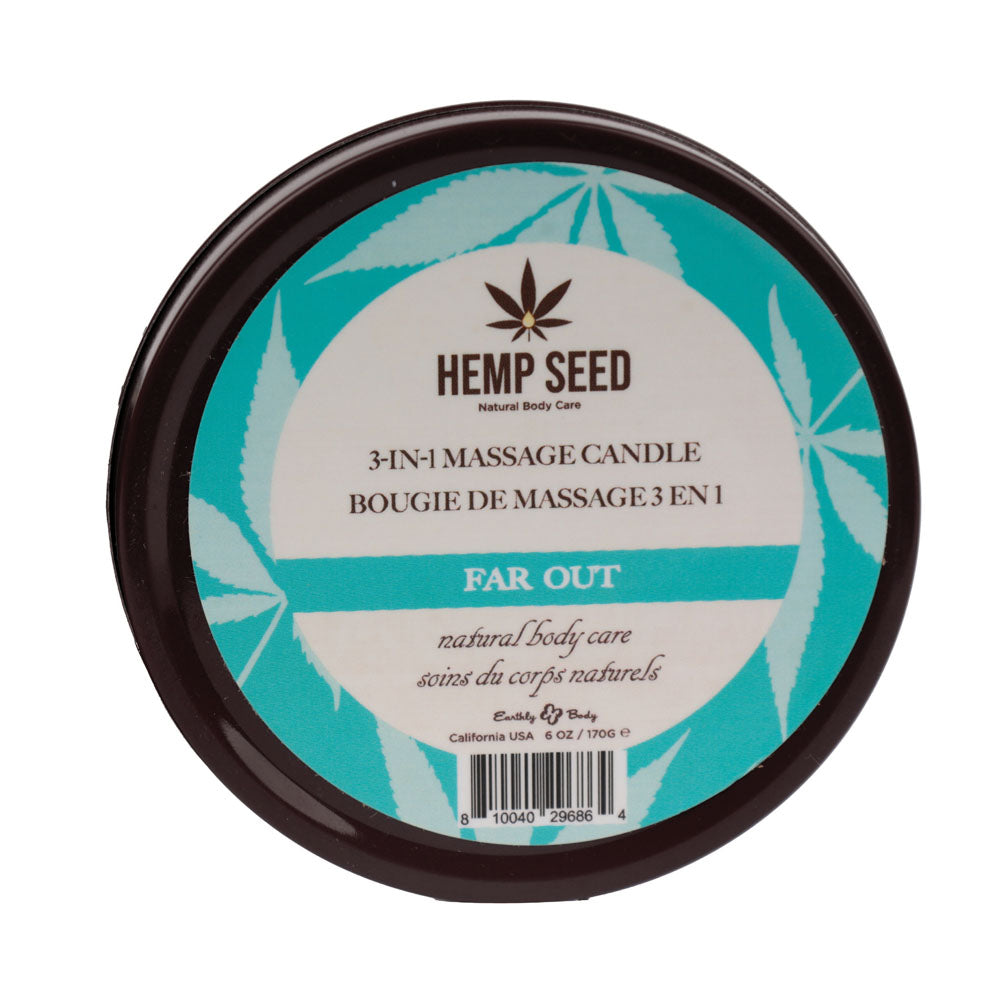 Hemp Seed 3-In-1 Massage Candle-(hscs024c) - HSCS024C