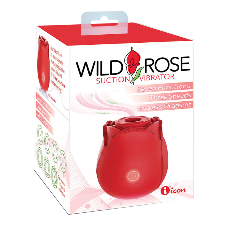 Wild Rose Suction Vibrator-(ic1700) - IC1700