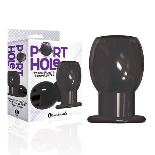 The 9's Port Hole, Hollow Butt Plug-(ic2697) - IC2697