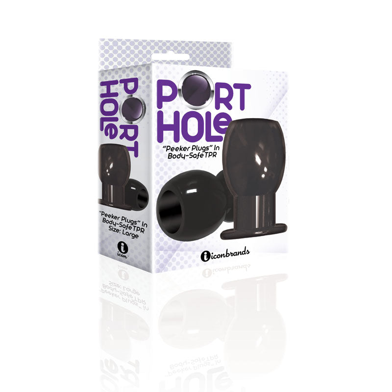 The 9's Port Hole, Hollow Butt Plug-(ic2697) - IC2697