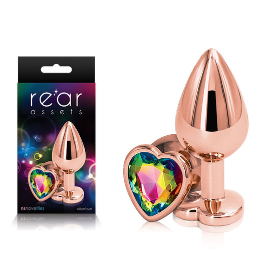 Rear Assets Rose Gold Heart Medium-(nsn-0963-29) - NSN-0963-29