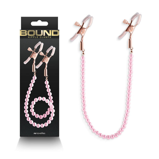 Bound Nipple Clamps - DC1 - Pink-(nsn-1302-44) - NSN-1302-44