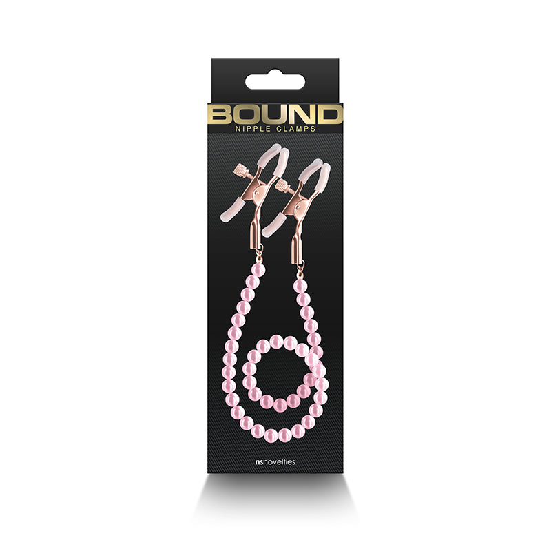 Bound Nipple Clamps - DC1 - Pink-(nsn-1302-44) - NSN-1302-44