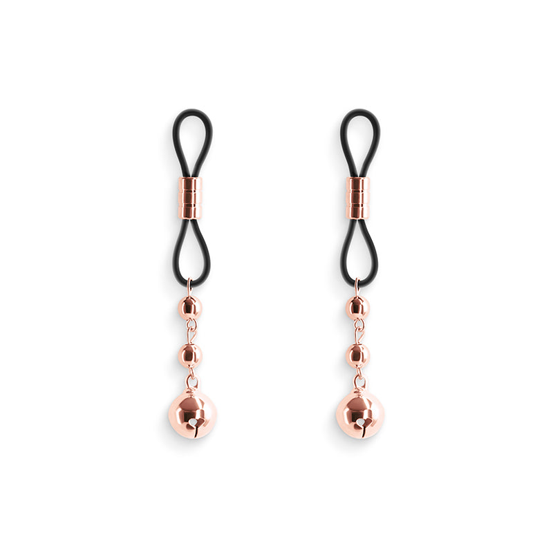 Bound Nipple Clamps - D1 - Rose Gold-(nsn-1302-61) - NSN-1302-61