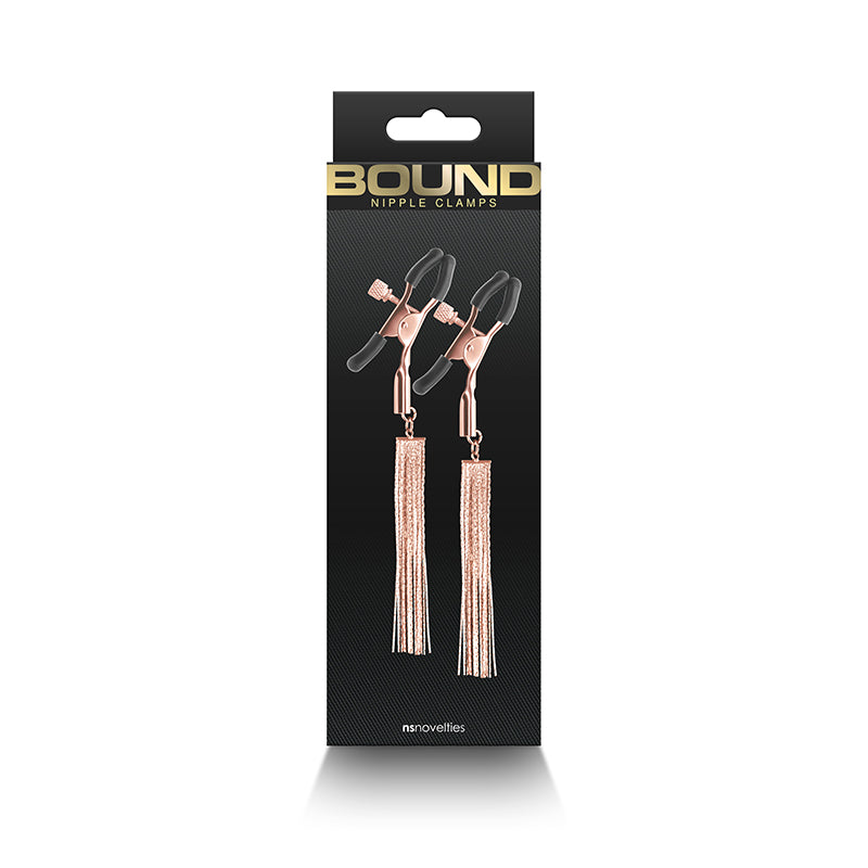 Bound Nipple Clamps - D2 - Rose Gold-(nsn-1302-71) - NSN-1302-71