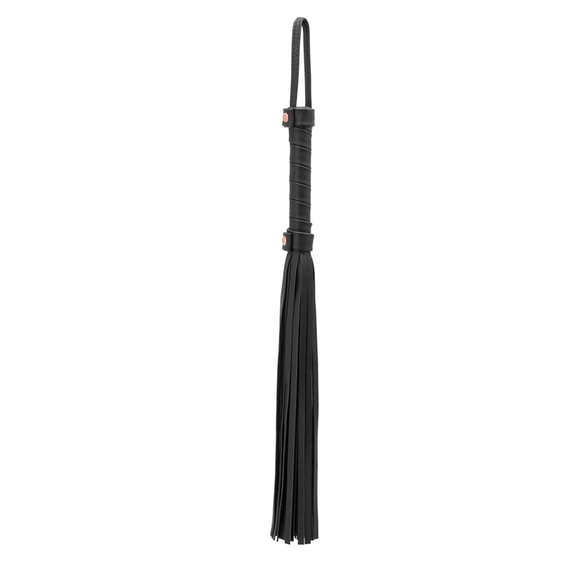 Bondage Couture Flogger - Black-(nsn-1306-53) - NSN-1306-53