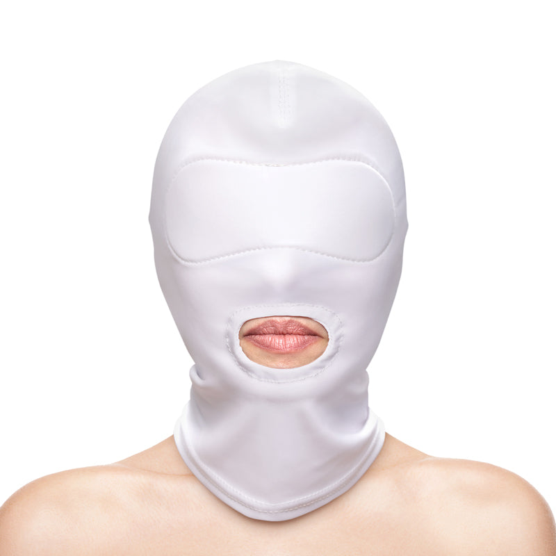 Fetish & Fantasy - Mouth Hood - White-(nsn-1803-21ap) - NSN-1803-21AP