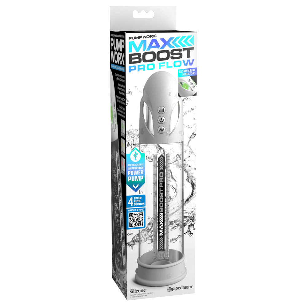 Pump Worx Max Boost Pro Flow - White-(pd3250-19) - PD3250-19